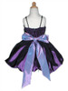 Purple Bubble Dress w/ Bead Shoulder Straps