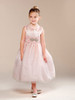 Girls Blush Vintage Lace & Brooch Dress Girls Blush Vintage Lace & Brooch Dress