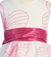 White/Fuchsia Large Butterfly Embroidered Organza Dress White/Fuchsia Large Butterfly Embroidered Organza Dress