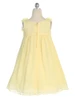 Off-White Yoryu Chiffon Dress with Rose Buds