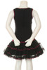 Black Sequins Poly Mesh Tutu Mini Dress