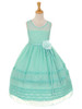 Mint Rosette Mesh Dress Mint Rosette Mesh Dress
