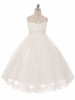 Ivory Mesh & Lace Bodice w/ Tulle Lace Skirt Ivory Mesh & Lace Bodice w/ Tulle Lace Skirt
