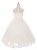 Ivory Mesh & Lace Bodice w/ Tulle Lace Skirt Ivory Mesh & Lace Bodice w/ Tulle Lace Skirt
