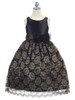 Black Satin Bodice w/ Champagne Lace Overlay Skirt Black Satin Bodice w/ Champagne Lace Overlay Skirt