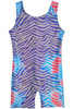 Danskin 3736 Girl's Tie-Dye Zebra Gymnastics Biketard Danskin 3736 Girl's Tie-Dye Zebra Gymnastics Biketard