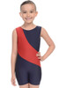 Danskin 3736 Girl's Red Arch Gymnastics Biketard Danskin 3736 Girl's Red Arch Gymnastics Biketard