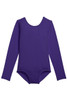 Danskin 3907 Girl's Purple Nylon Long Sleeve Leotard