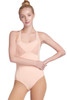 Danskin 7271 Rose Coco Mesh Cutout Halter Leotard Danskin 7271 Rose Coco Mesh Cutout Halter Leotard