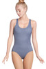 Danskin 7274 Slate Gray Textured Mesh Scoopback Leotard Danskin 7274 Slate Gray Textured Mesh Scoopback Leotard