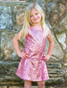 Dolls & Divas Alegra Pink Swirl Sequins Dress Dolls & Divas Alegra Pink Swirl Sequins Dress