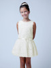 Ivory Rosette Drop Waist Dress