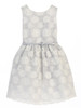 Gray Flower Embroidered Mesh Dress Gray Flower Embroidered Mesh Dress
