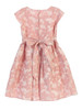 Pink Raised Daisy Jacquard w/ Bow Pink Raised Daisy Jacquard w/ Bow