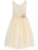 Ivory Vintage Jacquard Tulle Dress Ivory Vintage Jacquard Tulle Dress