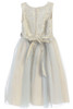 Ivory Vintage Jacquard Tulle Dress Ivory Vintage Jacquard Tulle Dress
