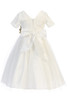 Sweet Kids SK742 White Soft Spring Jasmine Lace Tulle Dress Sweet Kids SK742 White Soft Spring Jasmine Lace Tulle Dress