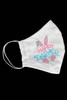 Happy Easter Embroidered 2-Ply Child Face Mask Happy Easter Embroidered 2-Ply Child Face Mask