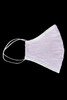 Lilac Seersucker 100% Cotton 2- Ply Face Shaped Mask