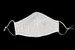 Embroidered Green Shamrock 100% 2-Ply Cotton Face Shaped Mask w/ Embroidered Embroidered Green Shamrock 100% 2-Ply Cotton Face Shaped Mask w/ Embroidered