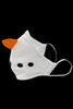 Snowman White 100% Cotton 2-Ply Face Shaped Mask