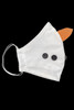 Snowman White 100% Cotton 2-Ply Face Shaped Mask