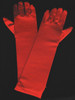 Red Long Satin Gloves Red Long Satin Gloves