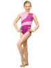 ChloeNoel Fuchsia 2 Tone Leotard w/ Crystals ChloeNoel Fuchsia 2 Tone Leotard w/ Crystals
