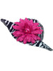 Flap Happy Zebra Floppy Hat w/ Removable Flower Flap Happy Zebra Floppy Hat w/ Removable Flower