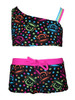 Paul Frank Asymmetrical Tricolor Strap 2PC Swimsuit Paul Frank Asymmetrical Tricolor Strap 2PC Swimsuit