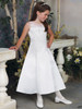 Joan Calabrese White A-Line Communion Dress