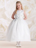 Joan Calabrese White Beaded Three Dimensional Motif w/ Waistband Joan Calabrese White Beaded Three Dimensional Motif w/ Waistband