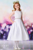 Joan Calabrese 119382 Satin Beaded Waistband w/ Double Satin Bows on Back Joan Calabrese 119382 Satin Beaded Waistband w/ Double Satin Bows on Back