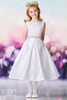 Joan Calabrese 119382 Satin Beaded Waistband w/ Double Satin Bows on Back Joan Calabrese 119382 Satin Beaded Waistband w/ Double Satin Bows on Back