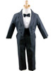 Black Tail Tuxedo w/Satin Cummerbund & Clip-On Bowtie Black Tail Tuxedo w/Satin Cummerbund & Clip-On Bowtie