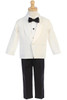 Ivory Dinner Jacket w/ Pants 4 PC Tuxedo Ivory Dinner Jacket w/ Pants 4 PC Tuxedo