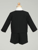 Boys Black Jacket & Shorts Set Boys Black Jacket & Shorts Set