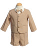 Khaki 4 Piece Polyester Shorts w/ Jacket Khaki 4 Piece Polyester Shorts w/ Jacket