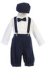 Navy Suspender Knickers w/ Hat