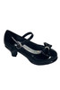 Gwen & Zoe GZ5504 Black High Heel w/ Bow & Strap Gwen & Zoe GZ5504 Black High Heel w/ Bow & Strap