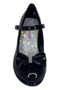 Gwen & Zoe GZ5504 Black High Heel w/ Bow & Strap Gwen & Zoe GZ5504 Black High Heel w/ Bow & Strap