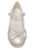 Gwen & Zoe GZ5504 Ivory High Heel w/ Bow & Strap