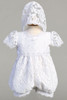Swea Pea & Lilli Lace Romper w/ Bonnet Swea Pea & Lilli Lace Romper w/ Bonnet