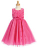 Fuchsia Embroidered Tulle Bodice w/Tulle Skirt Fuchsia Embroidered Tulle Bodice w/Tulle Skirt
