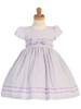 Lilac Cotton Seersucker Dress Lilac Cotton Seersucker Dress