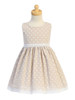 Swea Pea & Lilli M760 Khaki Chambray Polka Dot Dress Swea Pea & Lilli M760 Khaki Chambray Polka Dot Dress