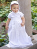 Boys Christening Cotton Weaved Romper w/ Detachable Gown Boys Christening Cotton Weaved Romper w/ Detachable Gown