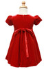 Swea Pea & Lilli C600 Red Velvet Holiday Dress w/ Rhinestone Belt Swea Pea & Lilli C600 Red Velvet Holiday Dress w/ Rhinestone Belt