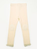 Mae Li Rose Ivory Knee Patch Leggings