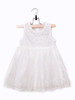 Mae Li Rose Ivory Lace Dress w/ Crochet Neckline Mae Li Rose Ivory Lace Dress w/ Crochet Neckline